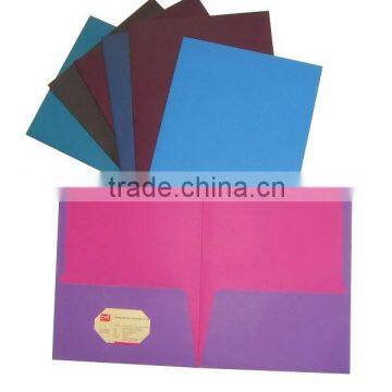 2012 colorfull pp 2pockets file folder