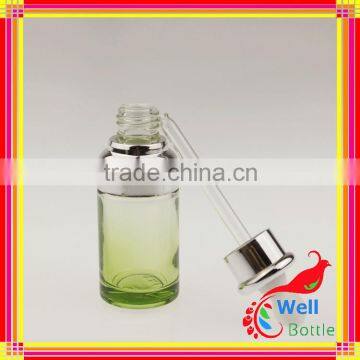 Printed Round Shoulder Aluminum Cosmetic Bottle GSB-023R