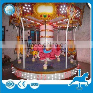 Electric carousel ride!!! Amusement park kids carousel ride playground small carousel for sale