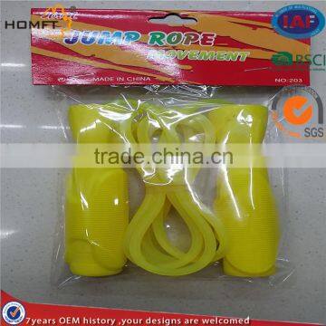 Non Slip handle jumping rope