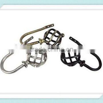 Luxious Decorative Curtain Rod Tieback Hooks,Ceiling Hanger Holder,Metal Hanger Hooks