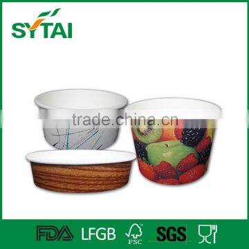 20oz Wholesale Disposable pe Coated Large Paper Container Bowl for Food Grade With Lids photo-2