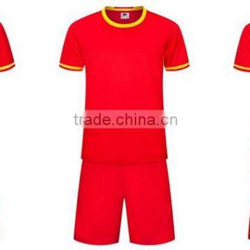 The New Wholesale Custom Blank Dry Fit Material Shirt Team Soccer Uniforms Kit photo-3