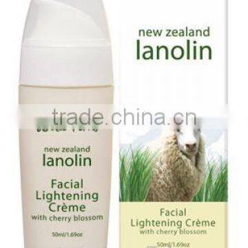 new Zealand skin care_Lanolin Lightening Cream with Cherry Blossom