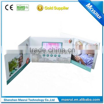 Shenzhen Masrui tv brochure cards video wedding card