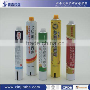 Offset Printing Collapsible Aluminum Tube for Cosmetic Packing