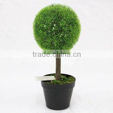 Fake Artificial Green Grass Ball Bonsai for House Decoration photo-2