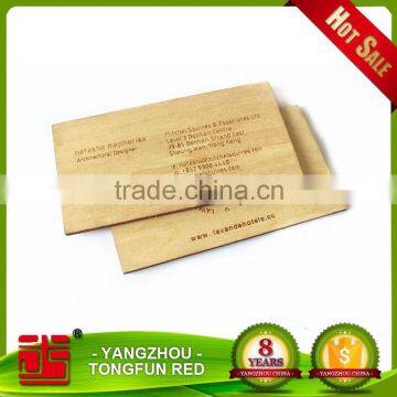 2016 china company manufacturer printing elegant looking luxury engraved animated bamboo wood business card