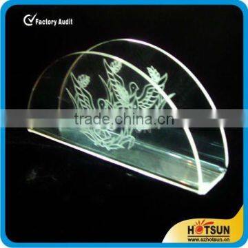 acrylic clear kitchen table tissue holder for wholesale