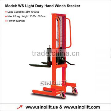 Sinolift-WS Light Duty Hand Winch Stacker