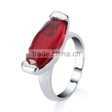 Fashion jewelry latest gold finger ruby ring designs for Women girls