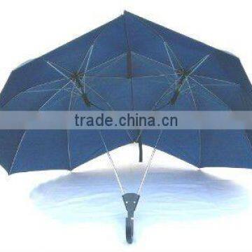 Valentine double shaft Umbrella-Blue