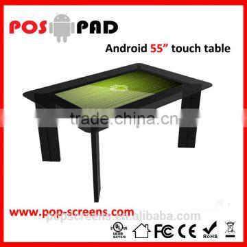 Interactive multi touch table with touch screen coffee table TB550M game table with touch screen