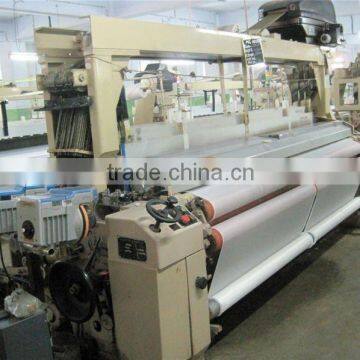 190Single pump 2-nozzle Plain shedding water jet loom with Electronic weft feeder for sale