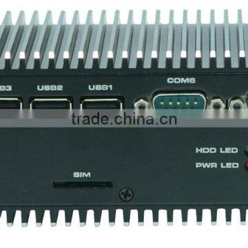 Atom N2800 Dual Core Fanless Computer Embedded Industrial Mini PC DC Power photo-2