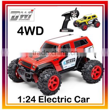 1:24 Scale 4WD High Speed Electric Car RC Off-road Car with 2.4Ghz Transmitter