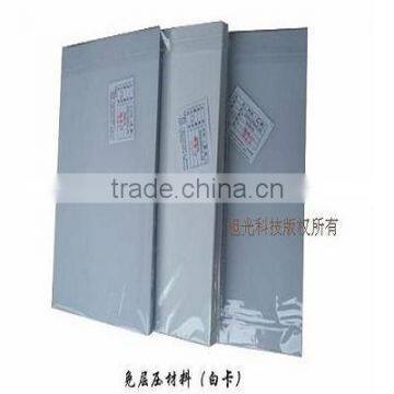 No-Laminated Material Instant white inkjet pvc