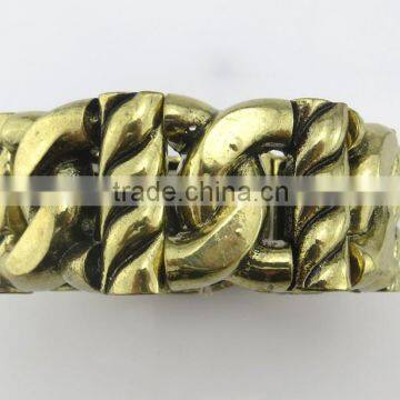 Fashion gold zinc alloy bangle