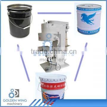 Semi-automatic Manual Tin Can Seamer Sealing Machine For Paint Pail Chemical Drum/Conic Pail Tin Bucket Production Line