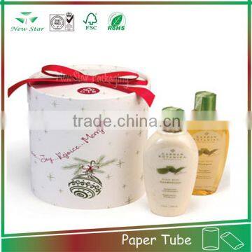 alibaba supply custom fancy paper tube can for candle packaging