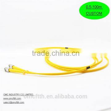 High quality China-made LC-ST SM Duplex Fiber optic patch cord