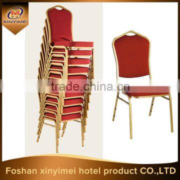 hotel furniture steel banquet stacking chair