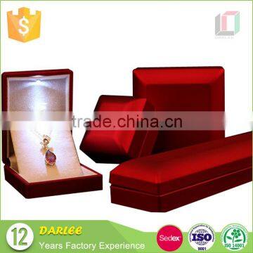 hardcover large custom made red jewelry box