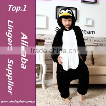 Factory direct sale cheap penguin onesie pajamas for Children