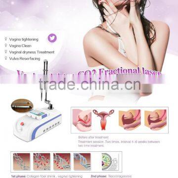 Warts Removal Freckle Removal / Skin Rejuvenation Stretch Mark Removal RF Tube Fractional CO2 Laser Machine photo-3