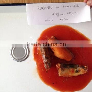 Health and Good Price Food Canned Sardines in Tomato Sauce