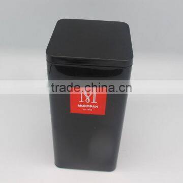 Promotional Elegant High-End plug in lid tea packaging tin box