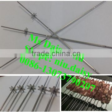 hot sell BBQ skewers/BBQ skewers for restaurant/rotating bbq skewers