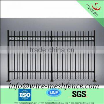 ISO9001 high quality cheap ornamental steel garden border fence