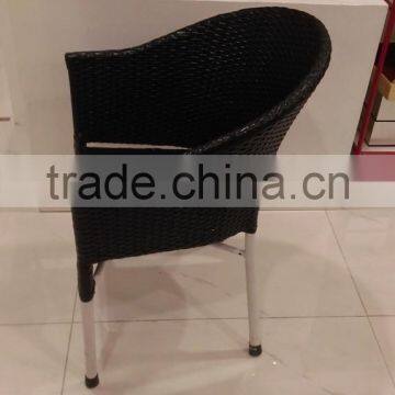 Plastic rattan garden chair/dining room chair/PP platic rattan chair