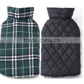 Wholesale fashion british style dog water proof jacket, pet dog clothes