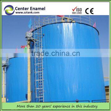 bamboo/stalk feedstock biogas plants use enamel tanks, turnkey project provided