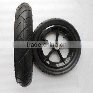 12 Inch Kids 5 Spoke Wheel , Plastic Bicycle Wheel photo-4