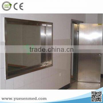 Medical protective lined x-ray lead door