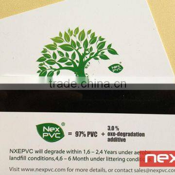 Wholesale Oxo Biodegradable Transparent PVC Sheet for Card Making