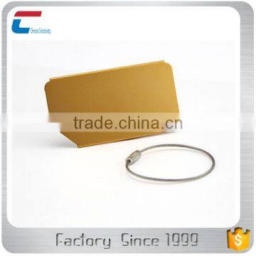 Blank Custom Wholesale Metal Plain Luggage Tags photo-3