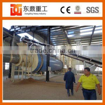 Special design coco peat drying dryer line with baler making coco peat block