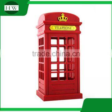 Plastic Antique Telephone Booth Eye Protection Battery Operated Usb Rechargeable Led Study Reading Desk Table Touch Night Light photo-5