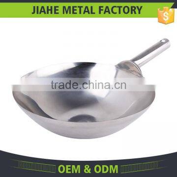 Chinese Welded Joint Wok Stainless Steel Cookware Set photo-5