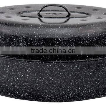 Granite Ware Oval Covered Big Roaster