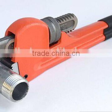 Amerian style pipe wrench with PVC dipped handle