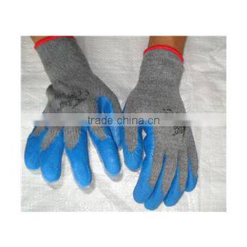 Latex Rubber Coated Palm Working Labor Gloves