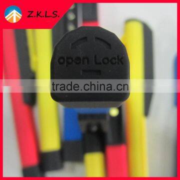 Colorful 6 LED Torch Rubber Print Light Pen photo-6