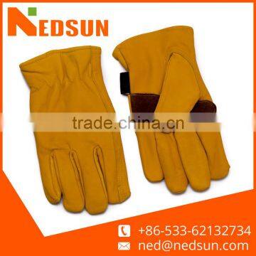 New design labour protection leather gardening gloves for women