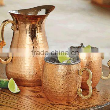 New Design Copper Moscow Mule Mug, New Design Copper Beer Mug, Pure Copper Moscow Mule Mug photo-2