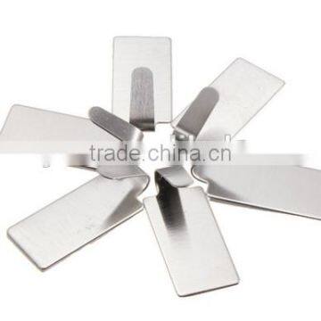 4 Pieces Small Stainless Steel Adhesive Hook For Clothes,Towel photo-3